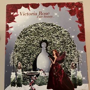 2005 Nordstrom Victoria Rose Fairy Christmas Holiday Snow Globe RARE Decoration
